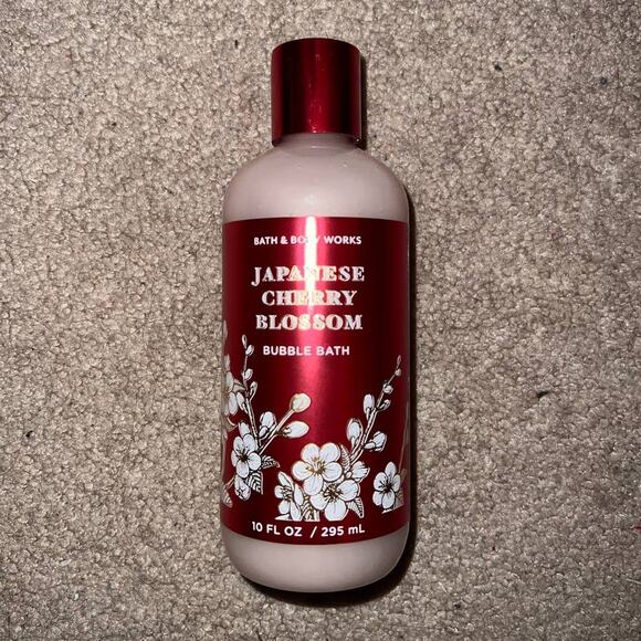 New Bath & Body Works Japanese Cherry Blossom Bubble Bath - Picture 2 of 3
